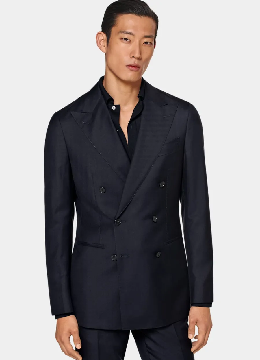 Outlet Custom Made Maßanzug in Navy Maßanzüge