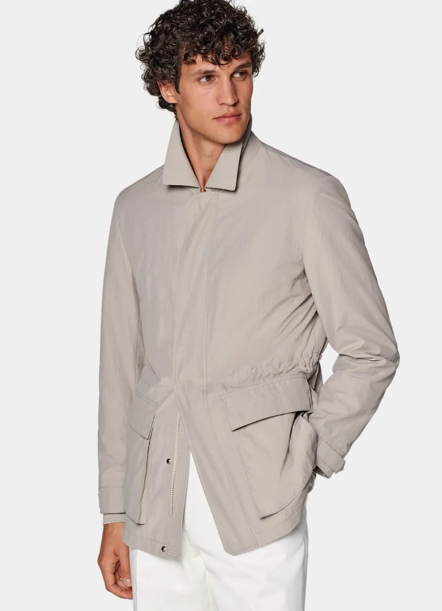 Cheap Fieldjacket helltaupe Regenmäntel | Freizeitjacken