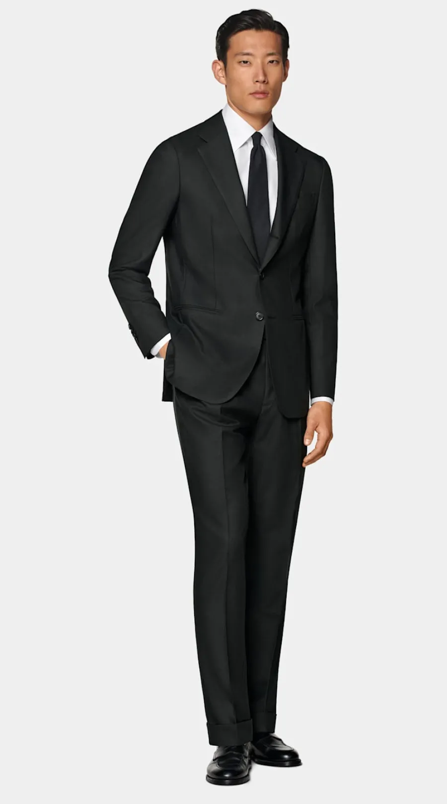 Best Havana Anzug dunkelgrün Tailored Fit Klassische Anzüge
