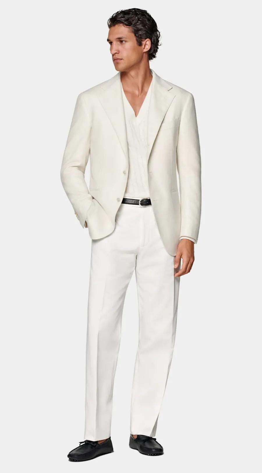 Store Roma Sakko off-white Relaxed Fit Sakkos